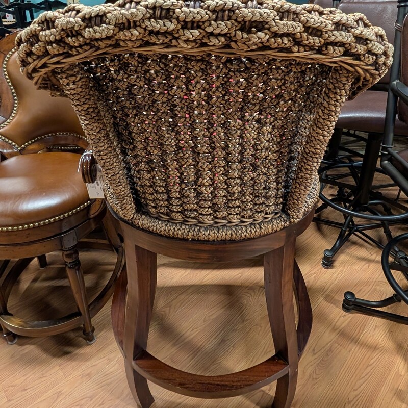 Seagrass Weave Barstool<br />
25.5 x 24 x 46h
