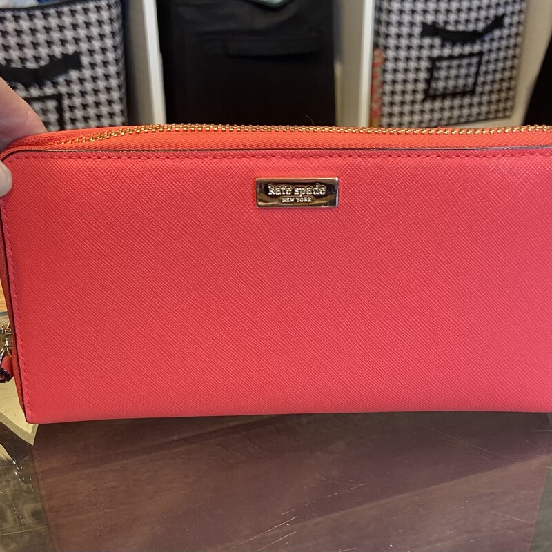 EUC Coral Zip Wallet