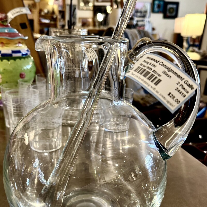 Pitcher With Stirrer,
Size: 2 Piece