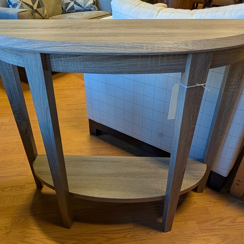 Half Moon Accent, Gray, Small
36 x 12 x 33h