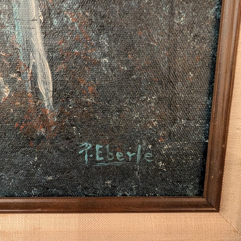 Colorado Mtns/lake Oil, P.eberle, Framed<br />
31 x 27h