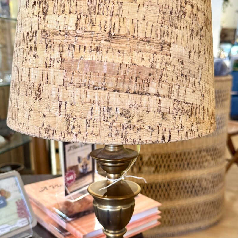 Lamp Table Cork Shade
