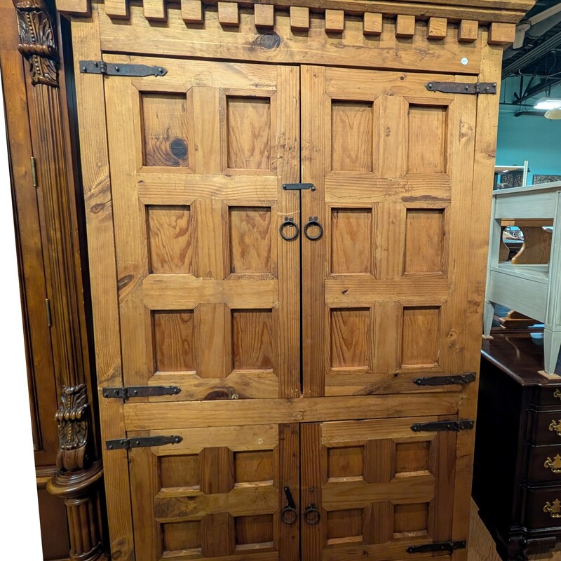 Rustic Pine Armoire