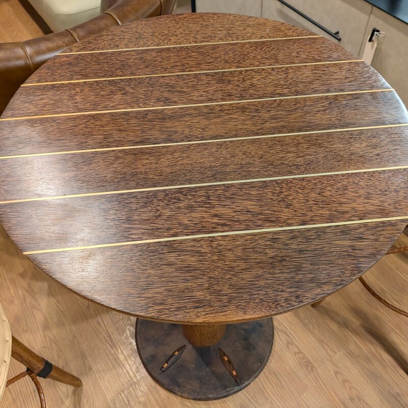 Millennium Bar Table, Round, Palmwood<br />
32 x 40h