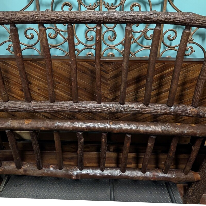 Hickory HB FB SR SL, *NEW, CALIFORNIA KING
74w
60h Headboard
37h Footboard