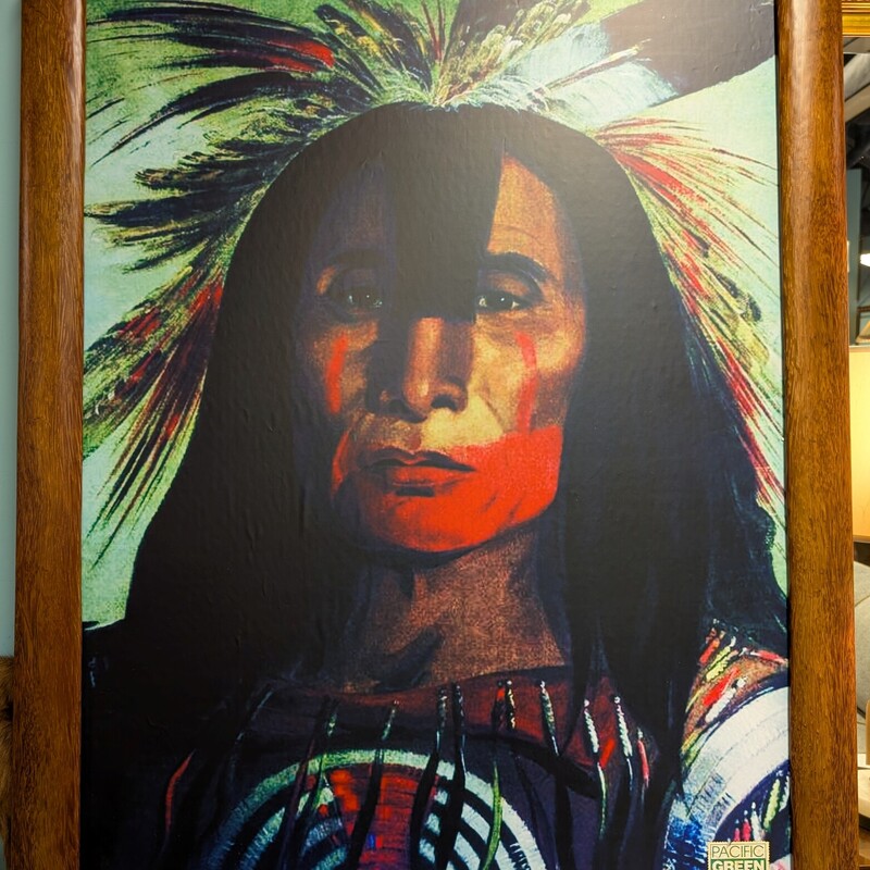 Native American Portrait, Print, Palmwood
41 x 53
