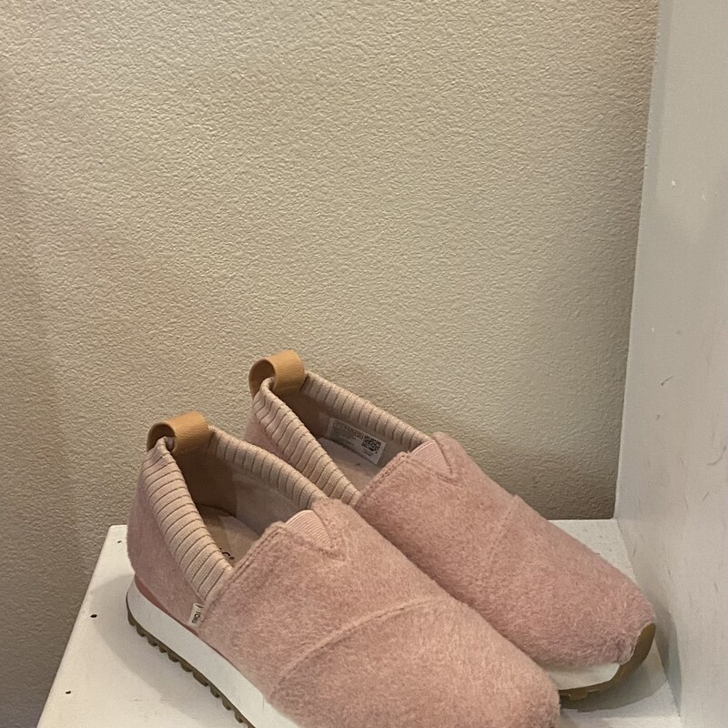 Pink Fuzzy Slip Sneaker