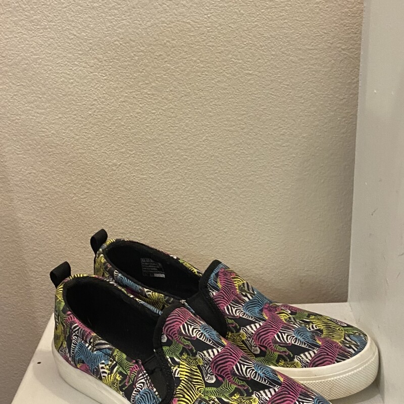 Bk/P/T Zebra Sneaker