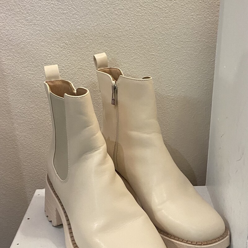 Bone Platform Boot