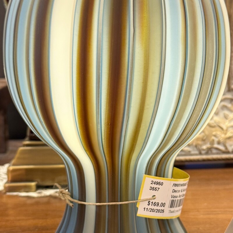 Vase Art Glass C. Hufford