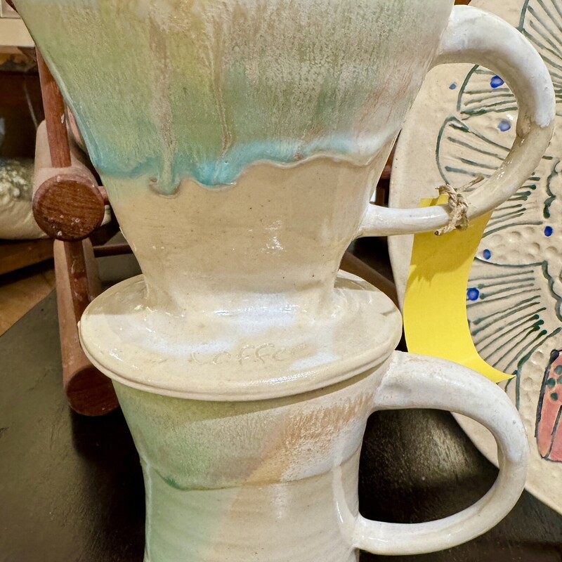Pour Over Coffee Cup - Hndmade Pottery
Size: 2 Piece