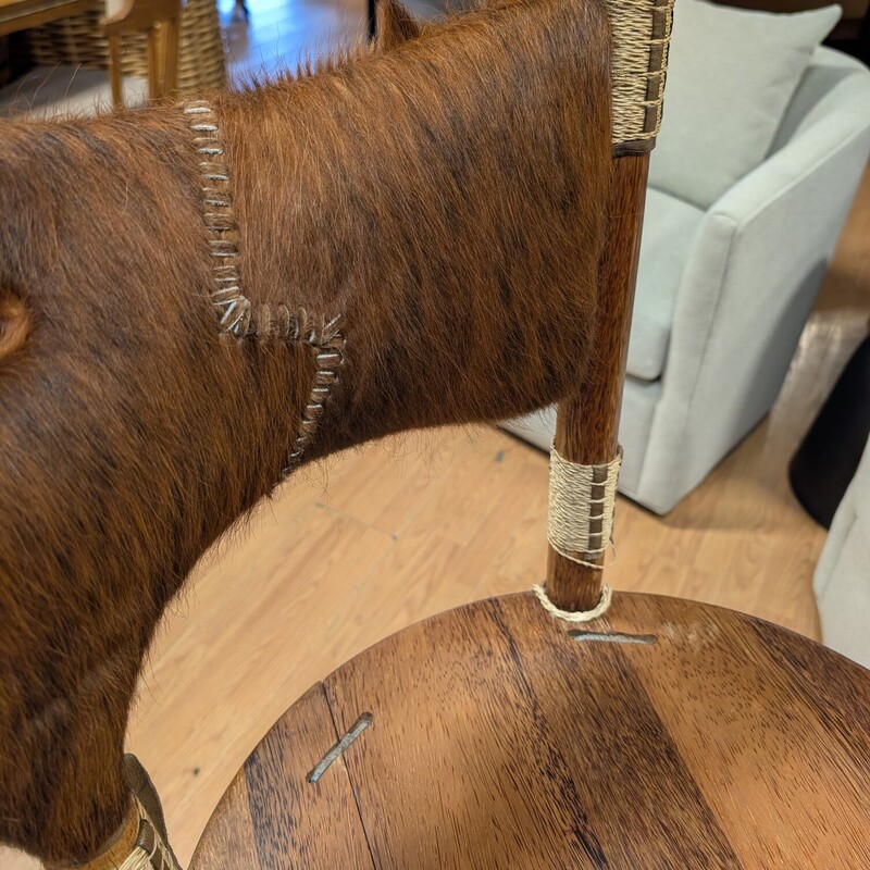 Cook Island Stool Set 2, Brindle, Bar Height<br />
As Is Jute<br />
19 x 19 x 44