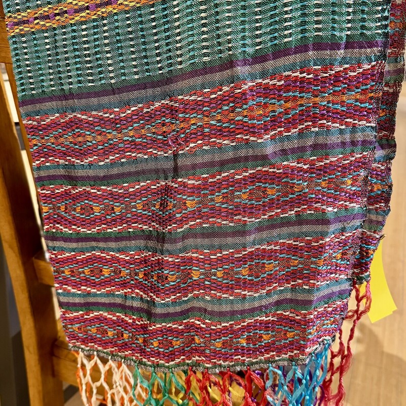 Textile Scarf W/Fringe