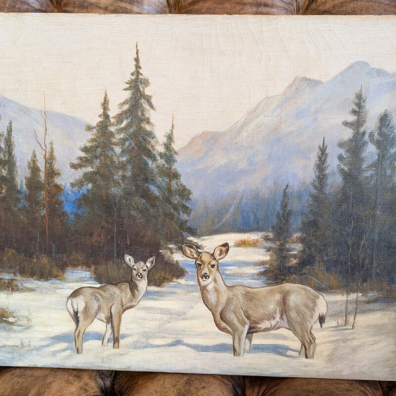 Original Deer Painting