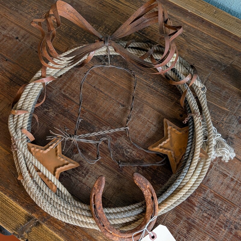 Rustic Lasso Wreath