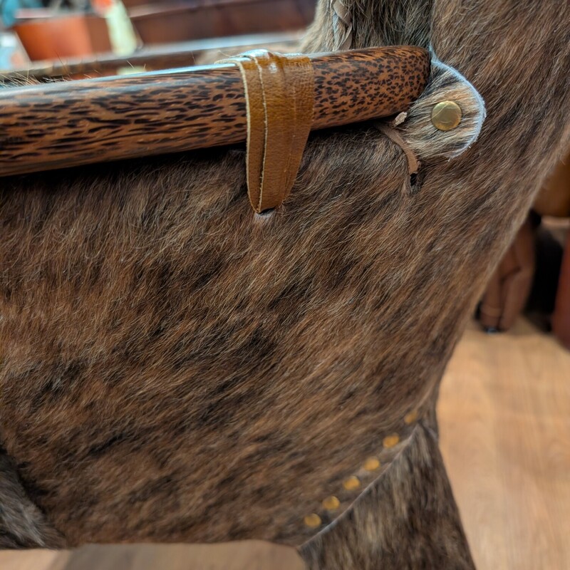 Verite President Chair, Dark Brind,  Metal Accents<br />
32 x 28 x 36h