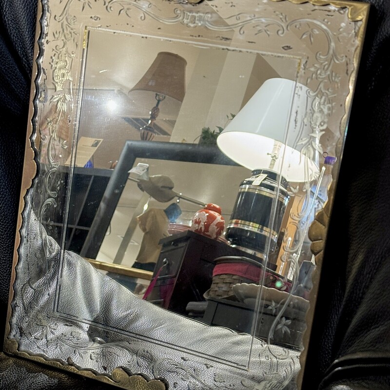 Mirror Venetian Etched