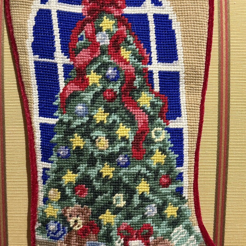 Stocking Needlepoint Felt