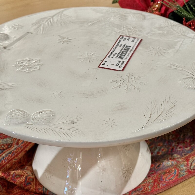 Cake Stand Snowflakes