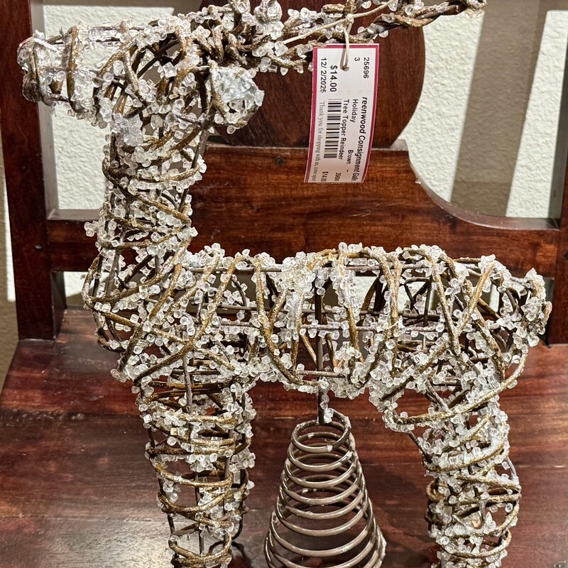 Tree Topper Reindeer