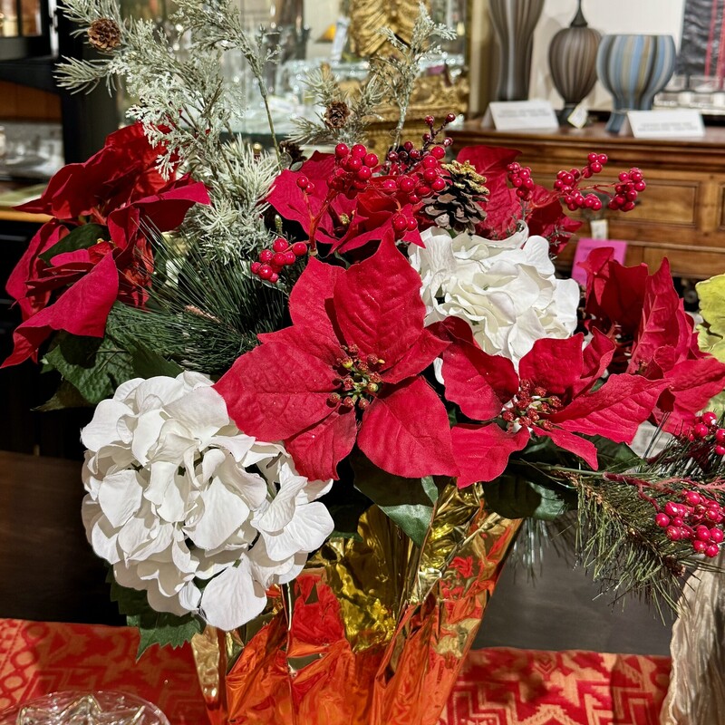 Poinsettia Plant Faux