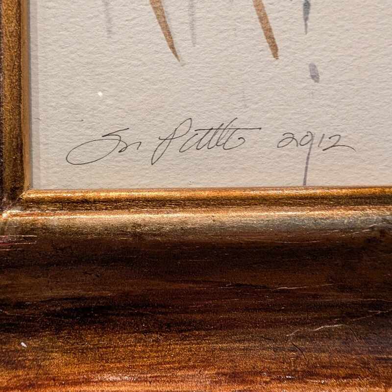 Wild Horses Watercolor, Original,  S.Pattillo
29.5 x 25.5h