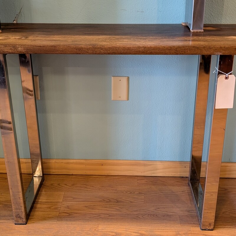 Wood & Metal Console