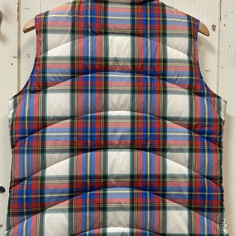 Cr/R/Blu Chck Down Vest<br />
Cr/R/B<br />
Size: 10/12  $90