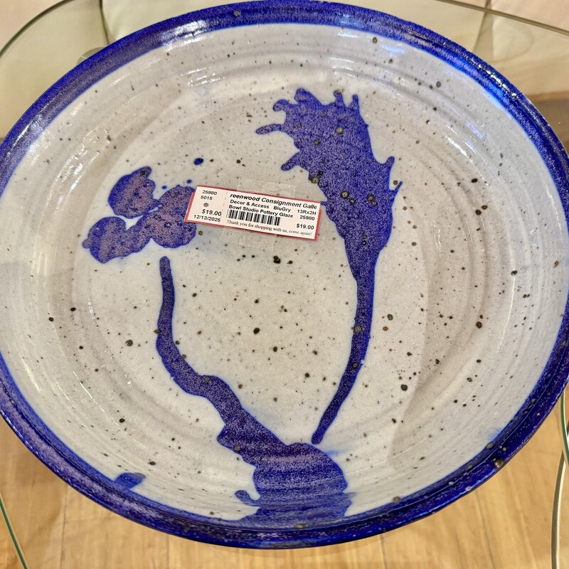 Bowl Studio Pottery Glaze