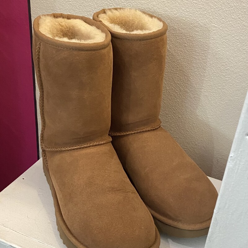 EUC Chsnut Suede Boot<br />
Chesnut<br />
Size: 8 R$190