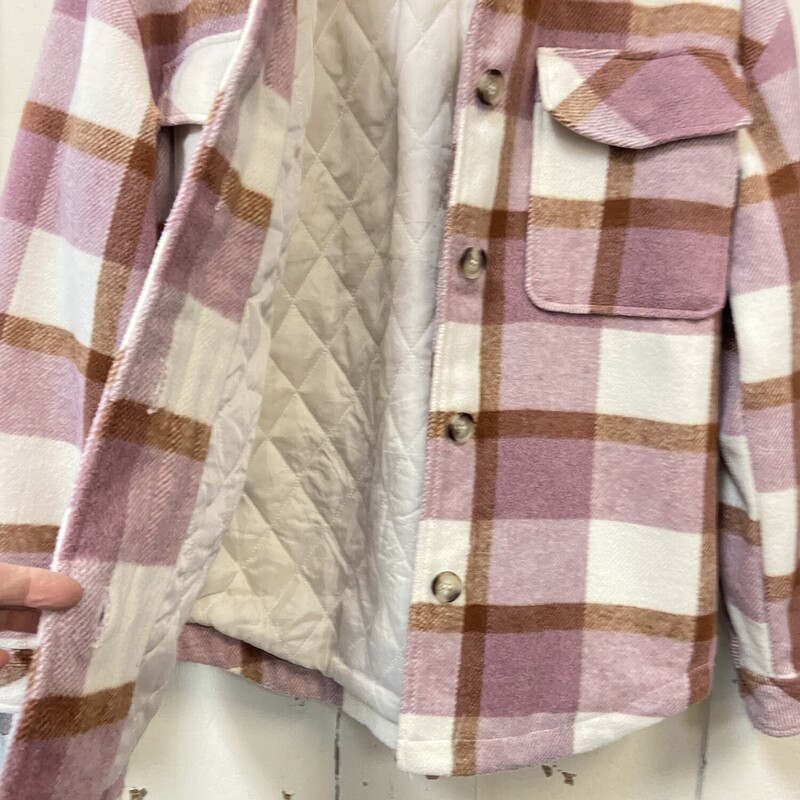 Pk/C/B Flc Wool Jkt<br />
P/C/Br<br />
Size: S R$89