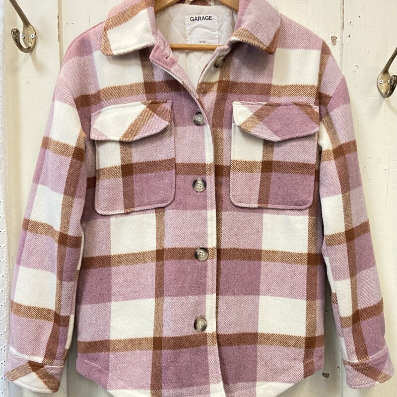 Pk/C/B Flc Wool Jkt<br />
P/C/Br<br />
Size: S R$89