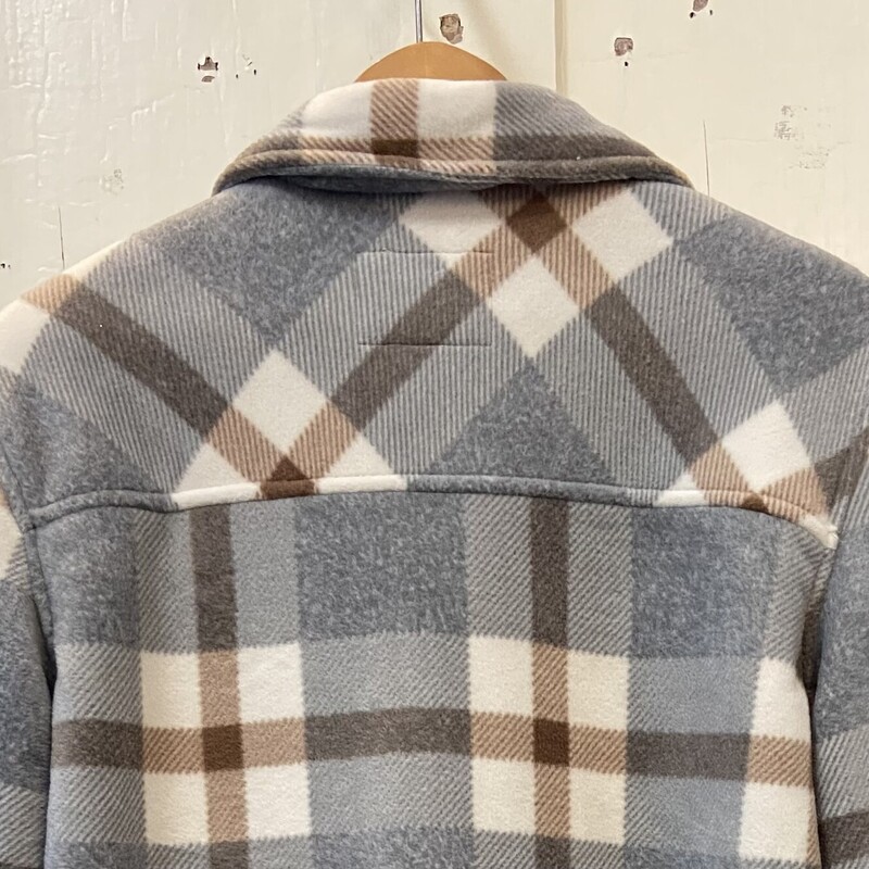 Gry/Brw Chck Flce Jckt<br />
Gry/Br/C<br />
Size: Medium