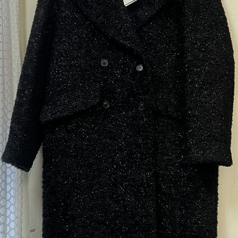 NWT Blk/blu Wool Coat<br />
Blk/Blue<br />
Size: M/L $1498