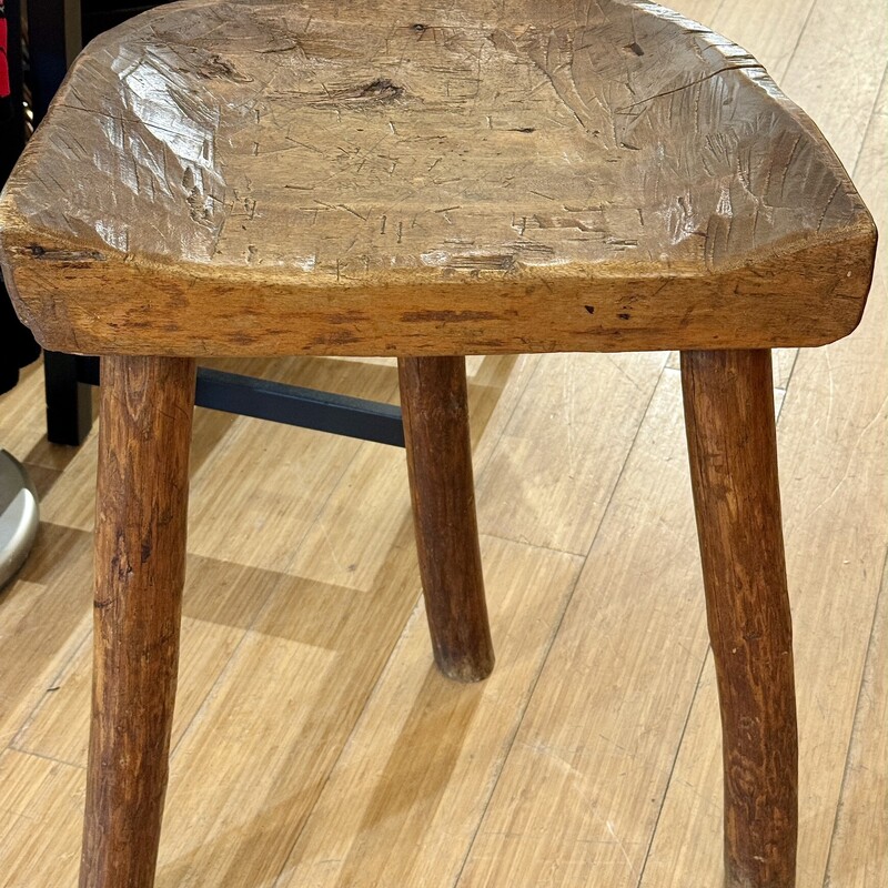 Stool 3 Legged Antique