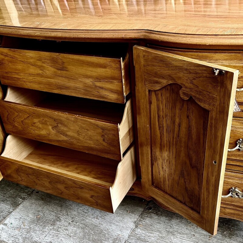 Dresser Drexel 9 Drawers, Wood, Size: 76x18x33