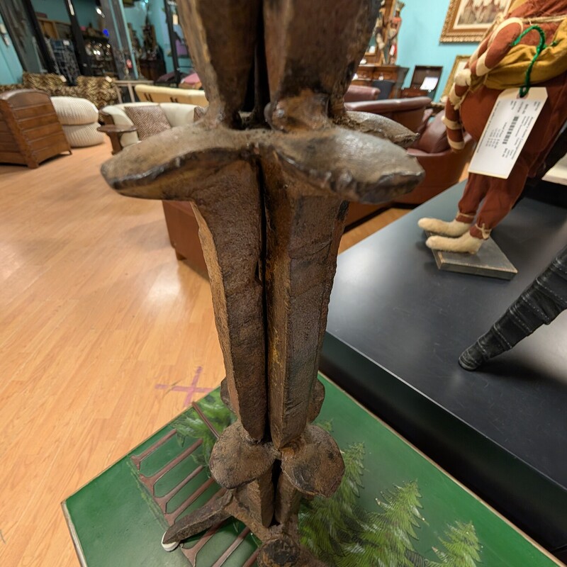 Railroad Spike Table Lamp<br />
14 x 34h