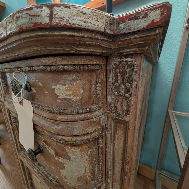 French Shabby Chic Desk, Painted, 7 Drawer<br />
50.5 x 21.5 x 30h