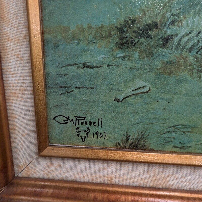 Stolen Horses CM Russell, Giclee, Framed
26 x 20h