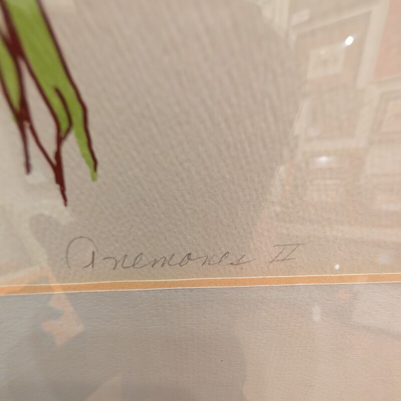 Rosalind Smith Anemones, Litho, Framed
18 x 23h