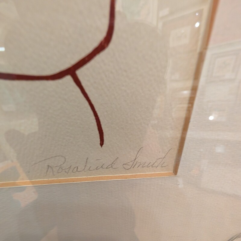 Rosalind Smith Anemones, Litho, Framed
18 x 23h