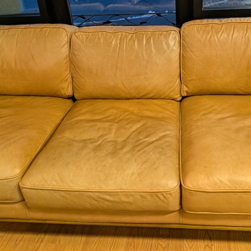 Article Modern Leather, Wood Feet
90in x 34in x 31in