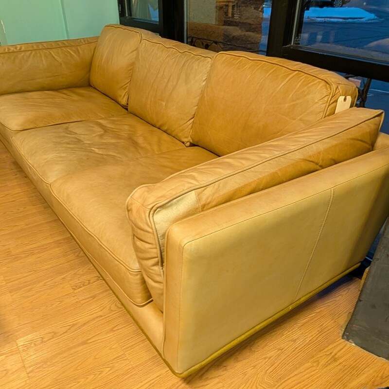 Article Modern Leather, Wood Feet
90in x 34in x 31in