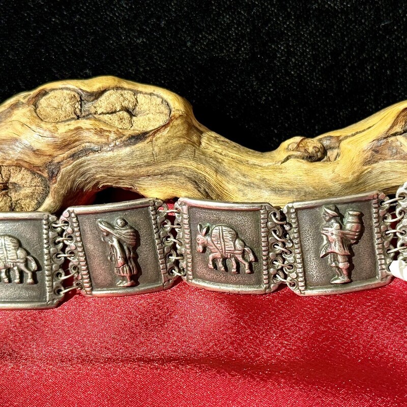 Sterling Peruvian bracelet