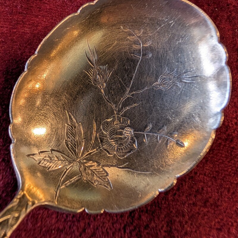 Knowles Rose Bug Sterling Spoon<br />
7in