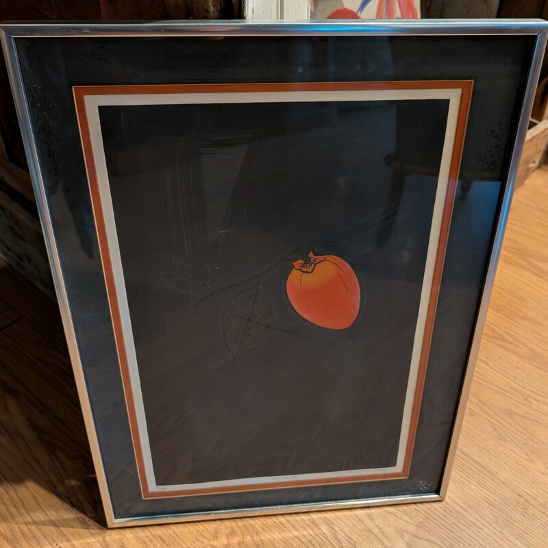 Haku Maki Woodblock, S/N, Persimmon