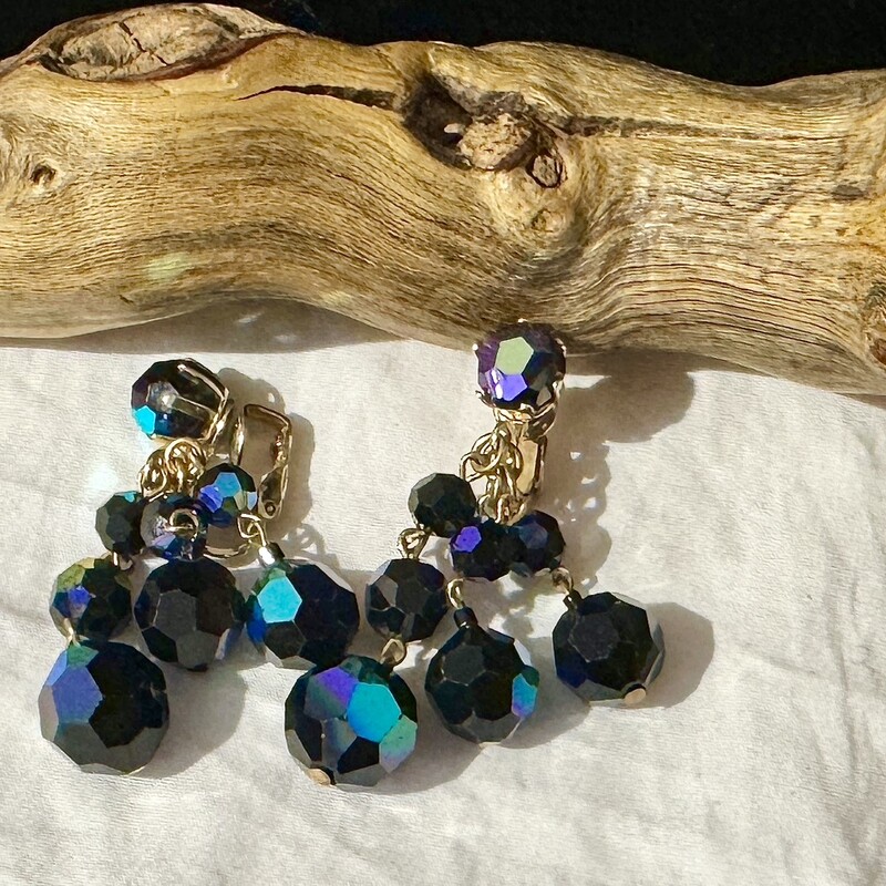 BLue Crystal Dangles