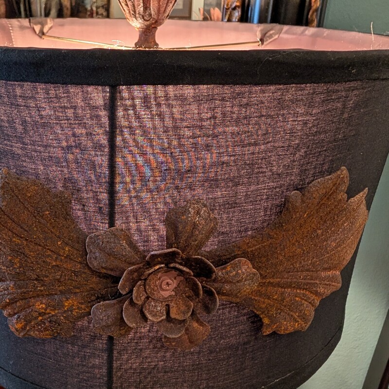 Noble Torck Table *Pair*, Metal Applique
14 x 31h