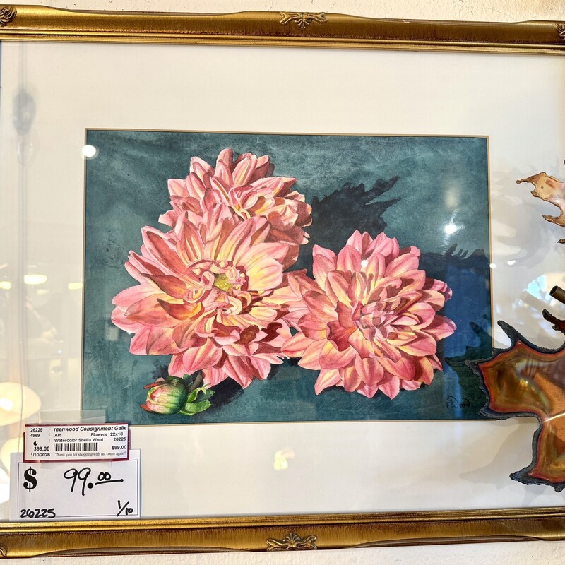 Watercolor Sheila Ward,
Size: 22x18