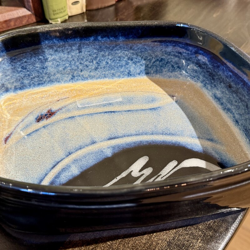 Dish Ceramic Signed